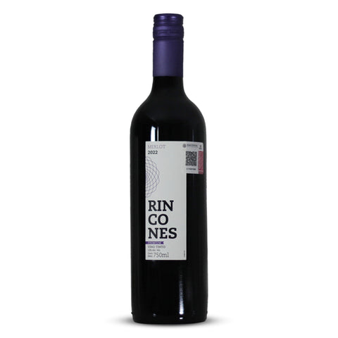 Vino Tinto Rincones Premium Merlot Montgras Valle Central Chile 750ml