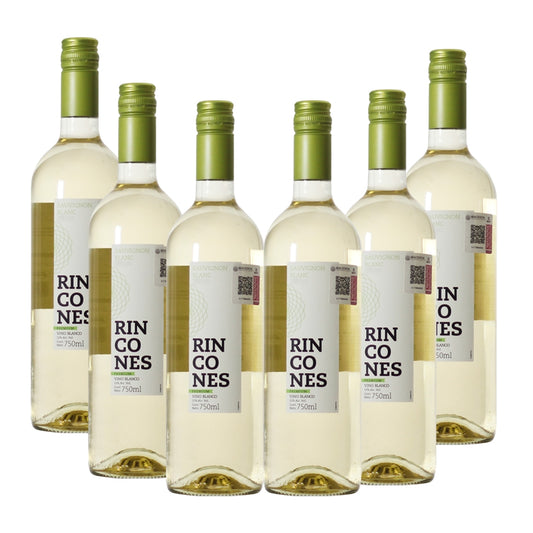 Vino Blanco Rincones Premium Sauvignon Blanc Montgras Valle Central Chile 750ml (6 Pzs)
