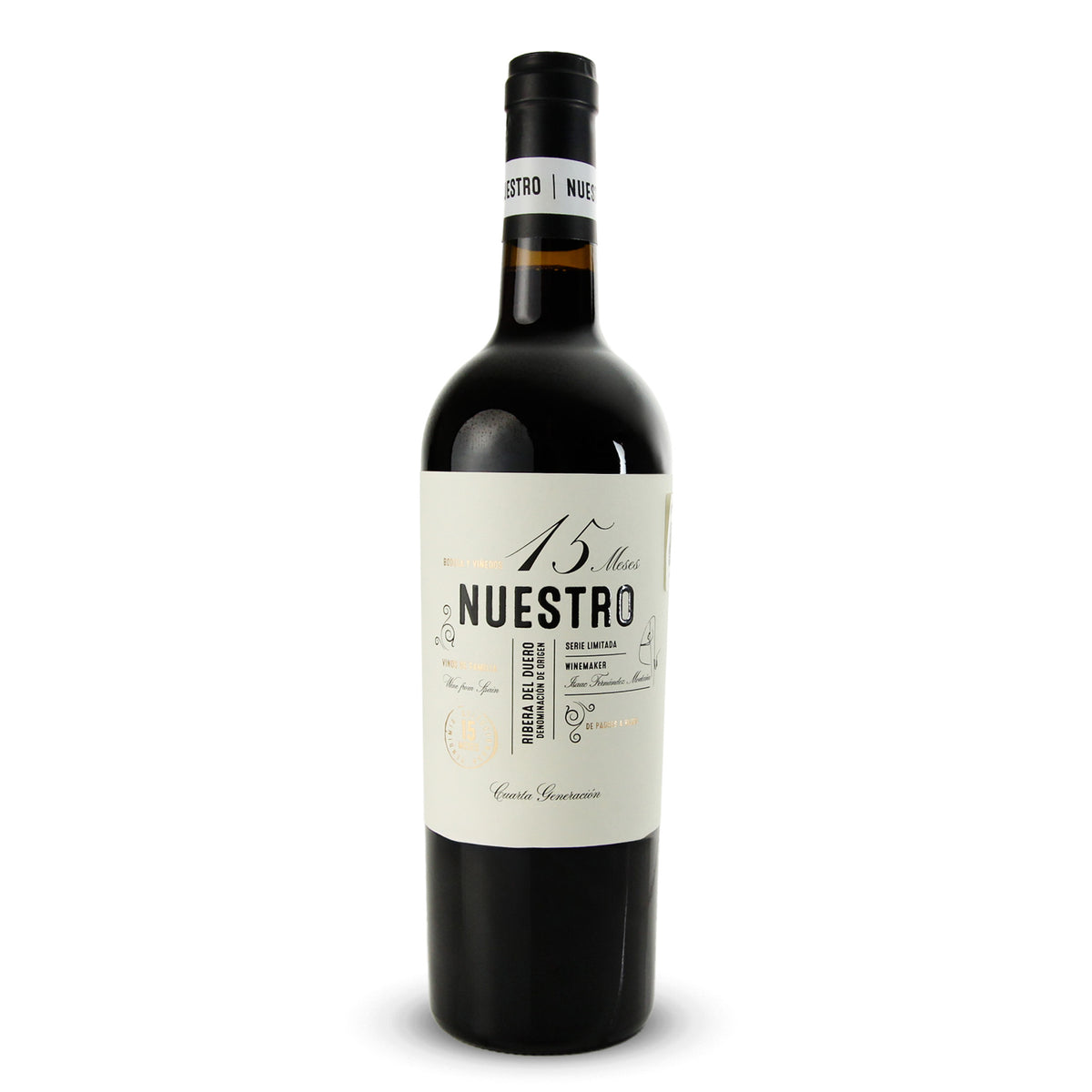 Vino Tinto Nuestro 15 Meses Premium Fincas España 750ml