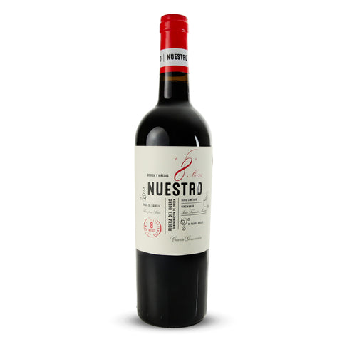 Vino Tinto Nuestro 8 Meses Ribera del Duero DOC Premium Fincas Castilla y León España 750ml