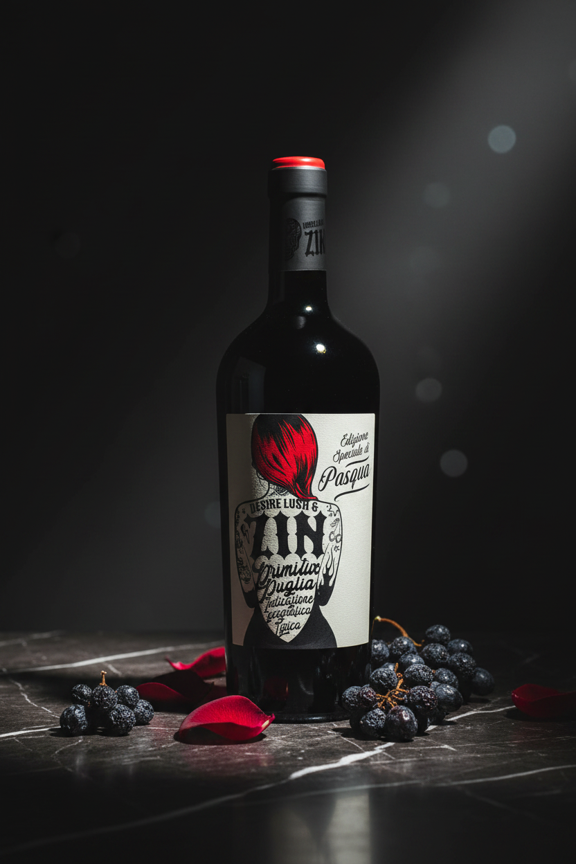 Vino Tinto Pasqua Zin Primitivo Puglia IGT Italia 750ml *
