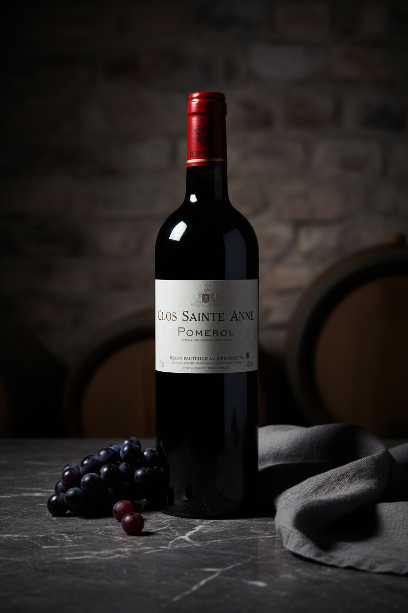 Vino Tinto Clos Sainte Anne Pomerol AOC PMT Burdeos Francia 750ml