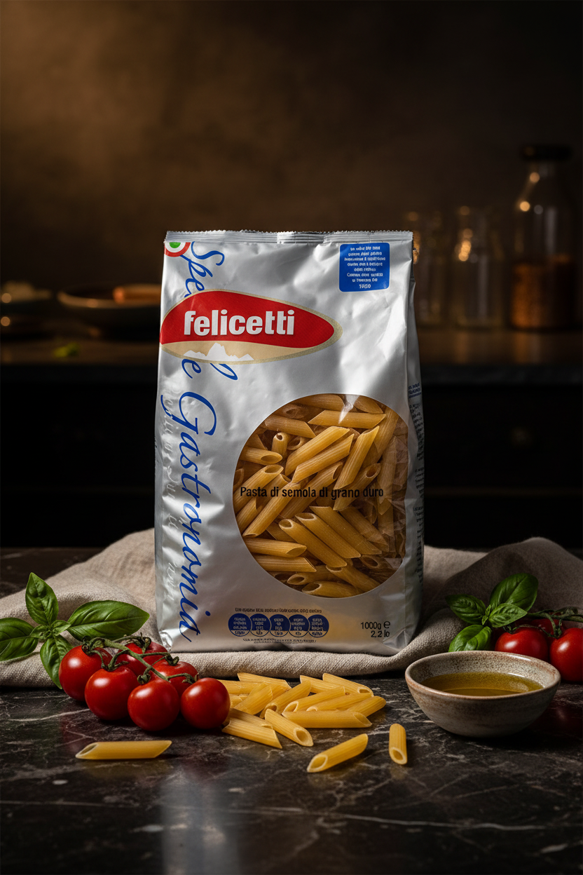 Pasta Felicetti Gastronomia Granoduro N.929 Pennine Rigate 1000g