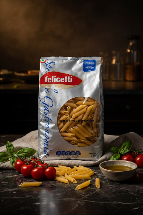 Pasta Felicetti Gastronomia Granoduro N.929 Pennine Rigate 1000g