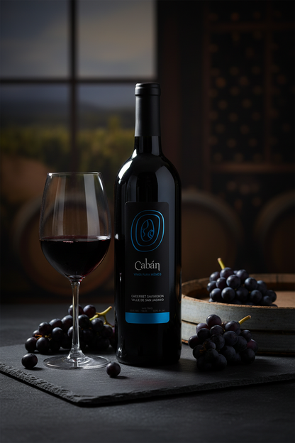 Vino Tinto Cabán Viparmex Valle de San Vicente B.C. México 750ml