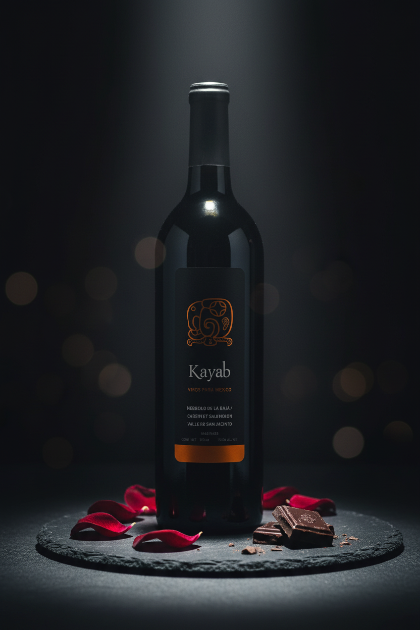 Vino Tinto Kayab Viparmex Valle de San Vicente B.C. México 750ml