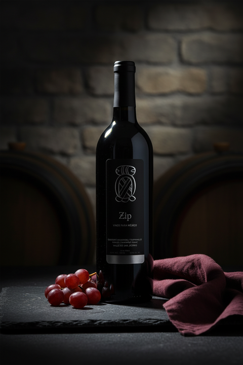 Vino Tinto Viparmex Zip Tempranillo Valle de San Vicente 750ml