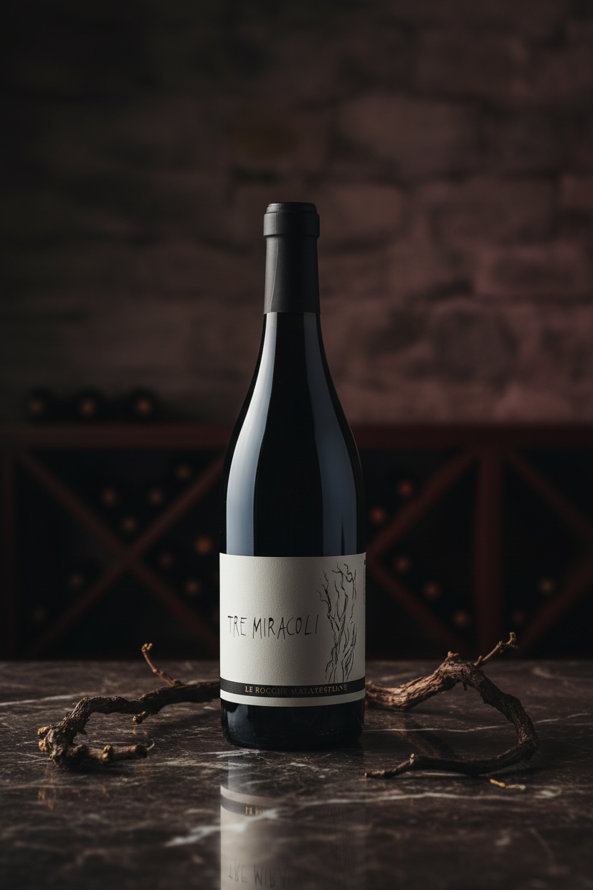 Vino Tinto Tre Miracoli DOC Terre Cevico Emilia Romagna Italia 750ml