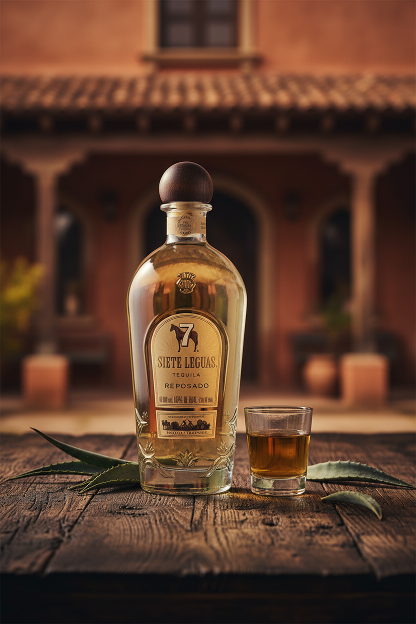 Tequila Siete Leguas Reposado 1000ml