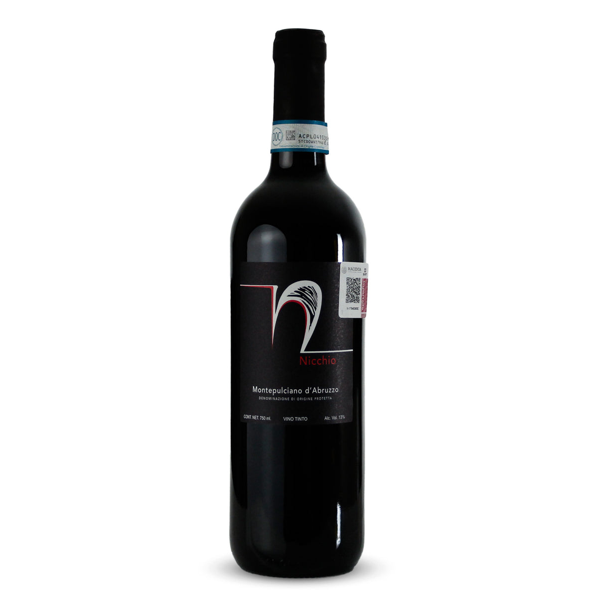 Vino Tinto Nicchio Montepulciano D’Abruzzo DOP Casal Thaulero Italia 750ml