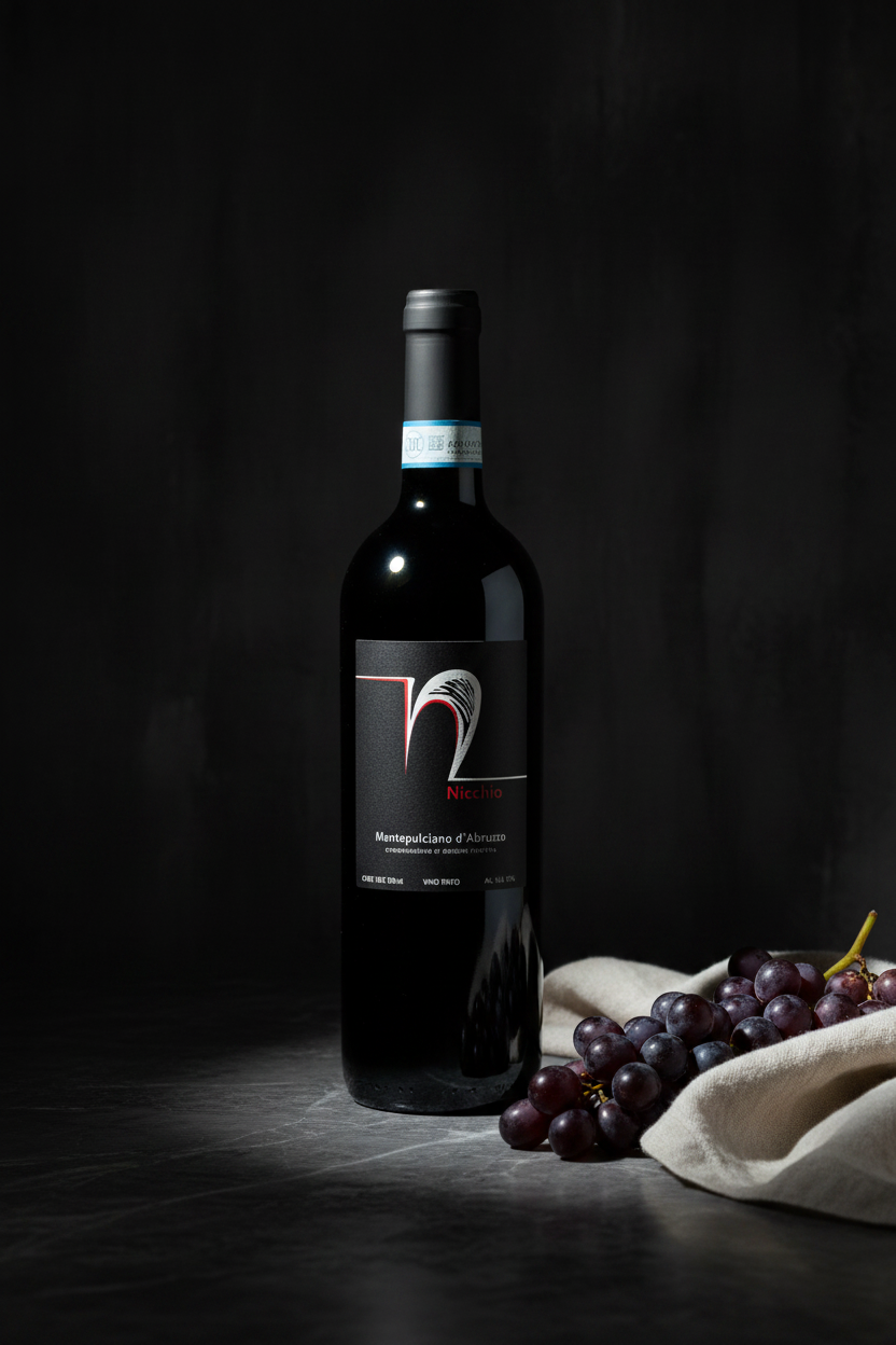 Vino Tinto Nicchio Montepulciano D’Abruzzo DOP Casal Thaulero Italia 750ml