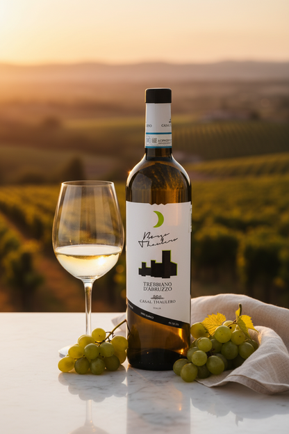 Vino Blanco Thaulero Trebbiano D Abruzzo DOC Italia 750ml *