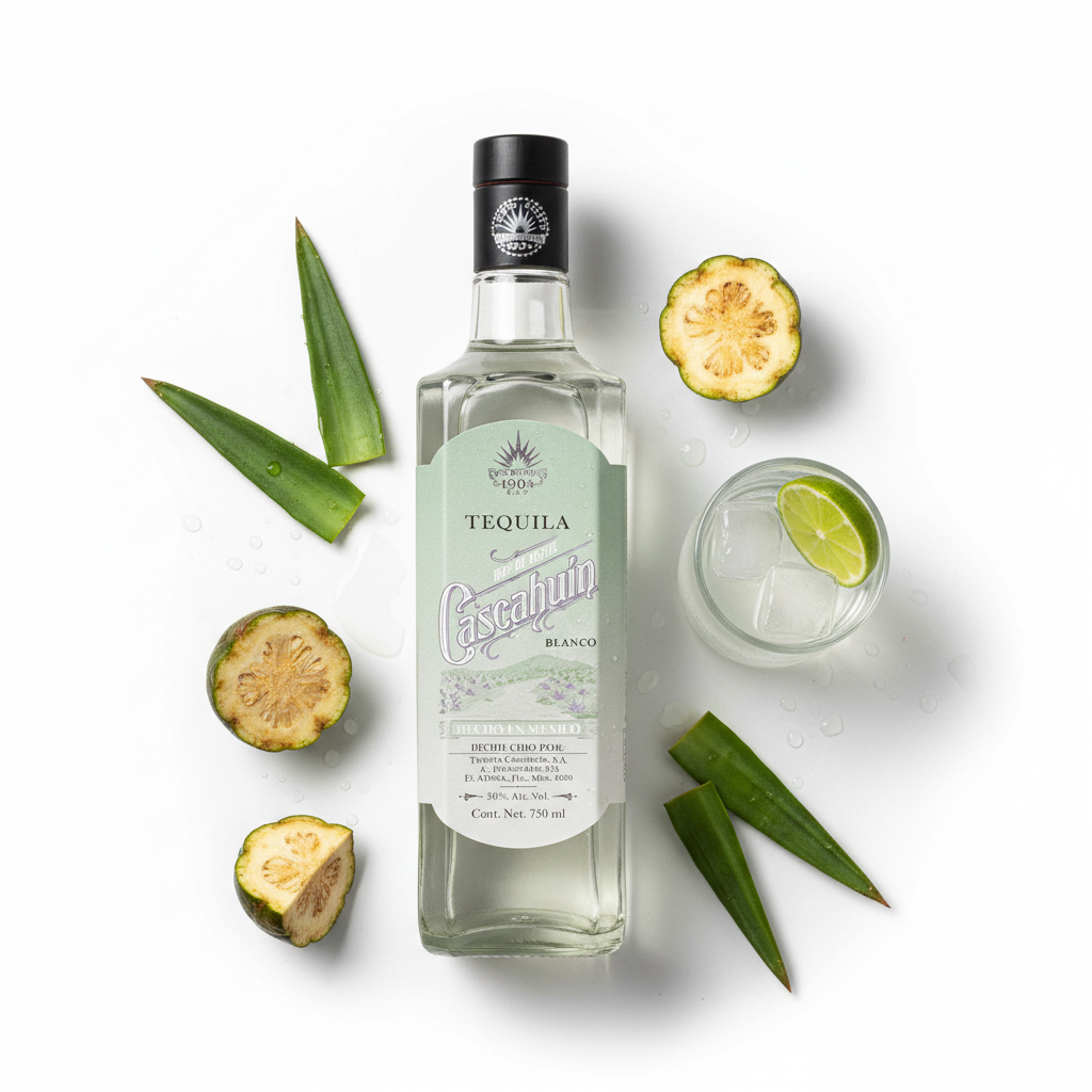 Tequila Cascahuín Blanco 100% Agave Jalisco México 750ml