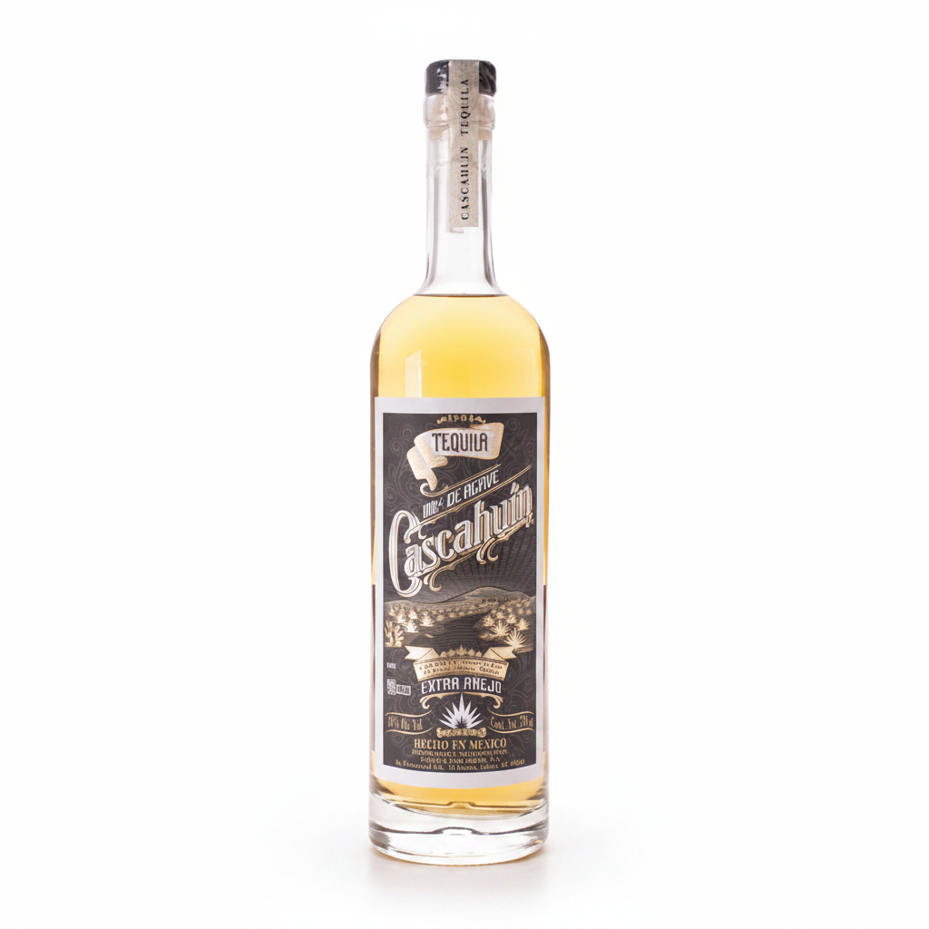 Tequila Cascahuín Extra Añejo 100% Agave Jalisco México 750ml