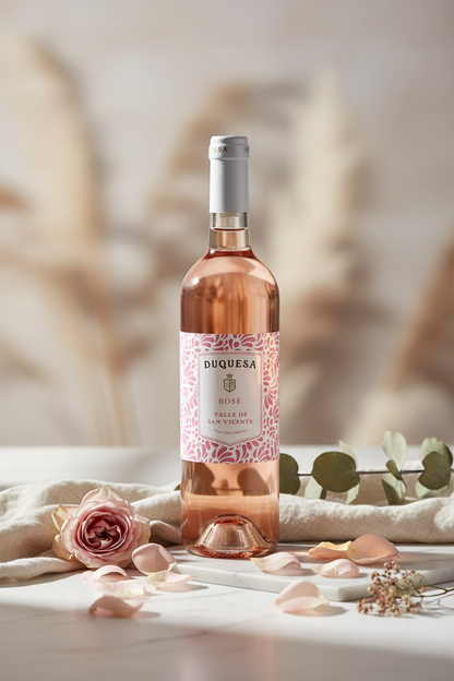 Vino Rosado Duquesa Vinos de la Reina Valle de San Vicente México 750ml