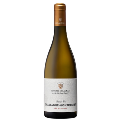 Vino Blanco Chassagne-Montrachet 1C Les Baudines AOC Delaunay Borgoña Francia 750ml
