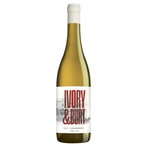 Vino Blanco Lange Twins Ivory & Burt Chardonnay California EUA 750ml