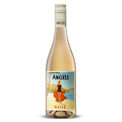 Vino Rosado La Belle Angele Rosé Languedoc Francia 750 ml