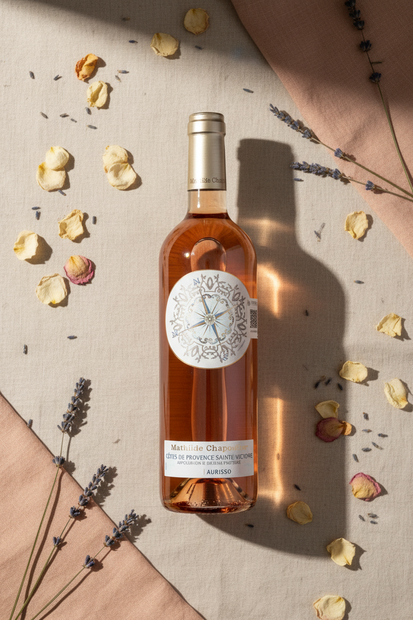 Vino Rosado Aurisso Mathilde Chapoutier Côtes de Provence St. Victoire 750ml