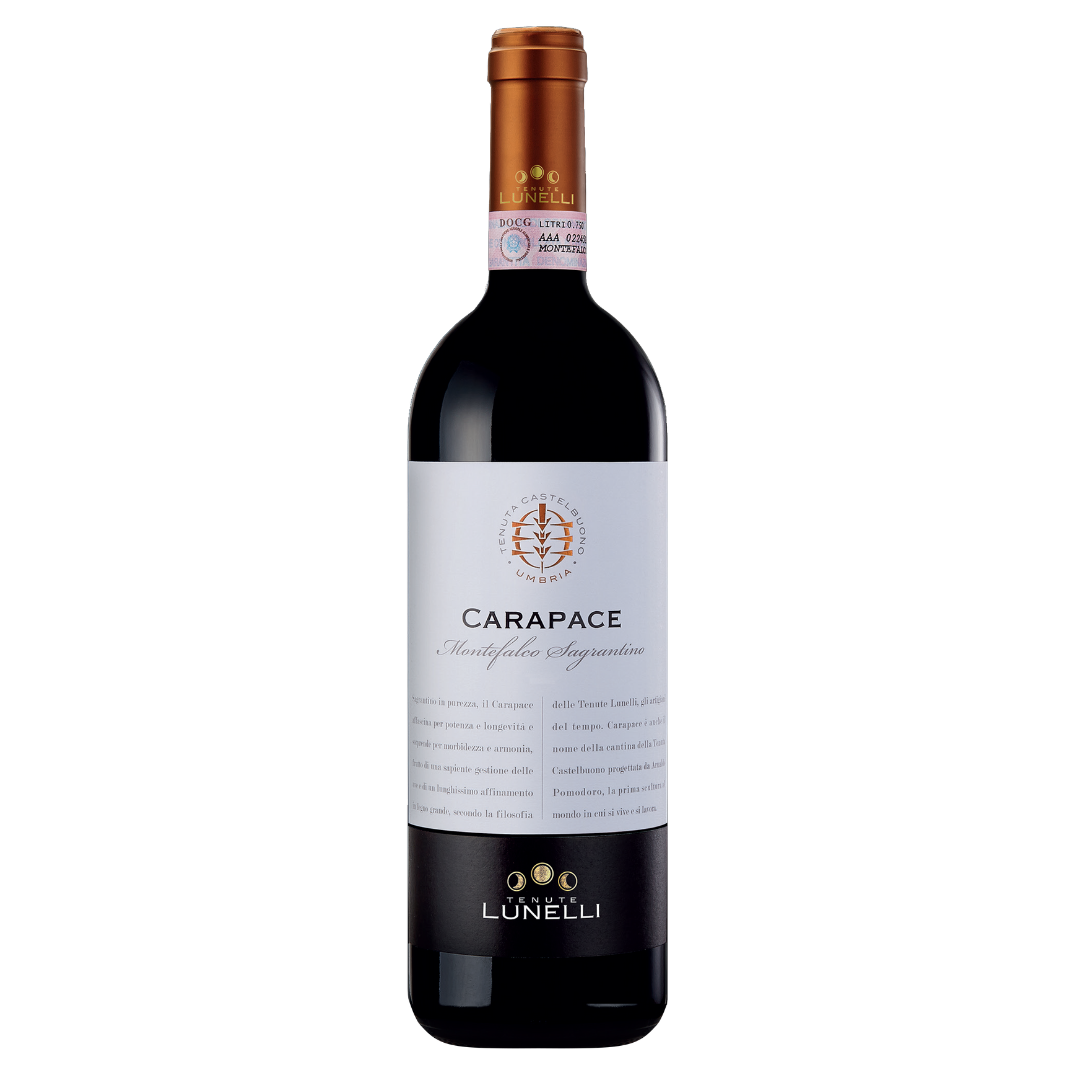 Vino Tinto Carapace Montefalco Sagrantino DOCG Lunelli 750ml