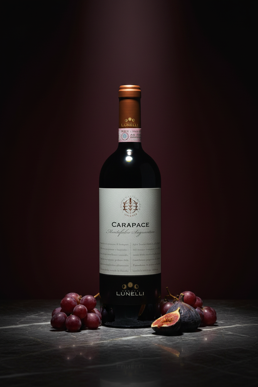 Vino Tinto Carapace Montefalco Sagrantino DOCG Lunelli 750ml