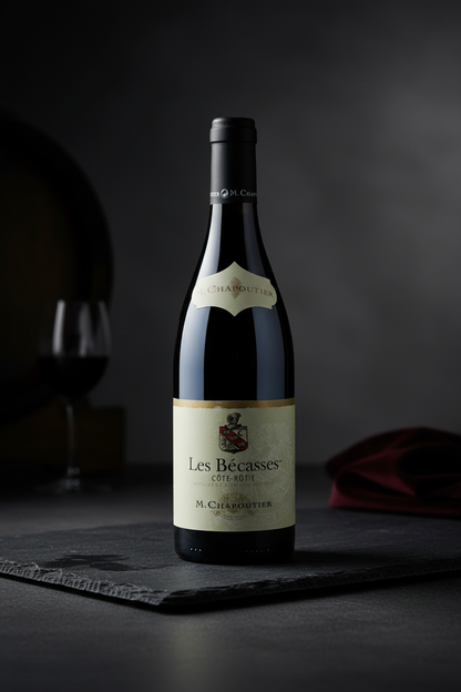 Vino Tinto Côte-Rôtie Les Bécasses M. Chapoutier Ródano Francia 750ml