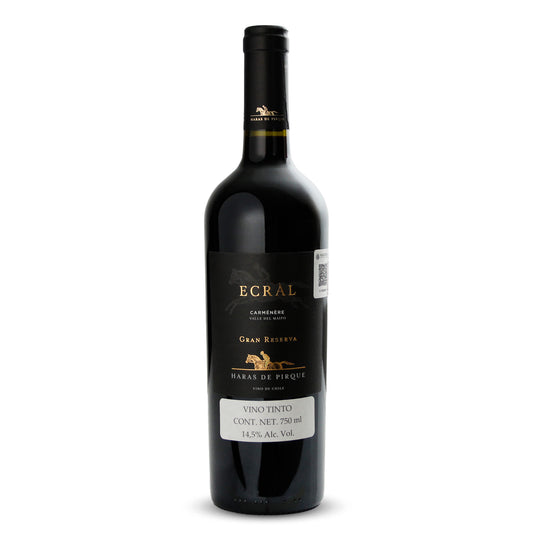Vino Tinto Ecral Gran Reserva Carmenere Haras De Pirque Chile 750ml