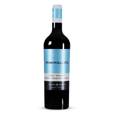 Vino Tinto Minimalista Malbec Mendoza Argentina 750ml