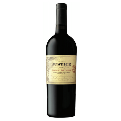 Vino Tinto Poetic Justice Cabernet Sauvignin Becktoffer Georges III Napa Valley EUA 750ml