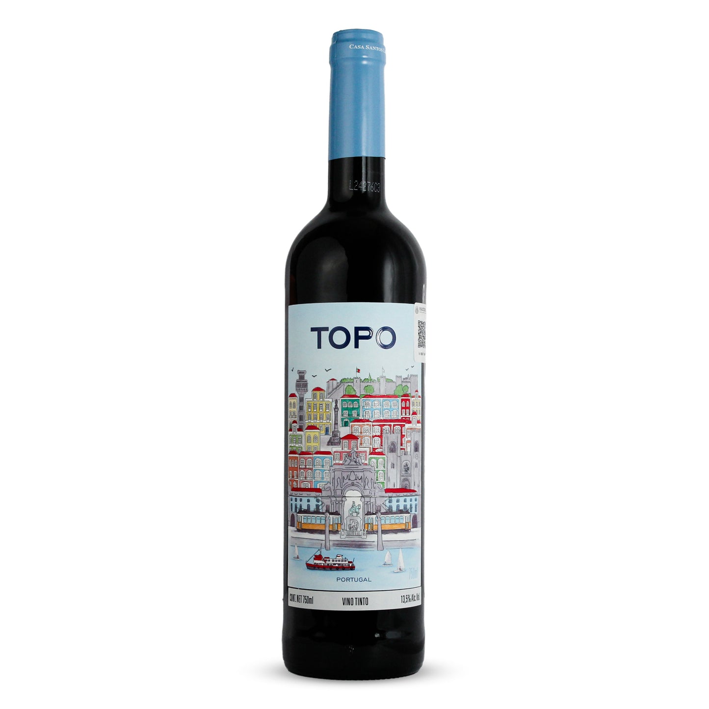 Botella de Vino Tinto Santos Lima Topo IGT Lisboa Portugal 750ml