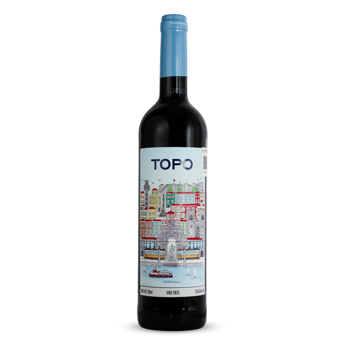 Botella de Vino Tinto Santos Lima Topo IGT Lisboa Portugal 750ml