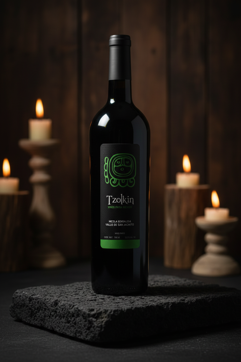 Vino Tinto Tzolkin Viparmex Valle de Guadalupe B.C. México 750ml