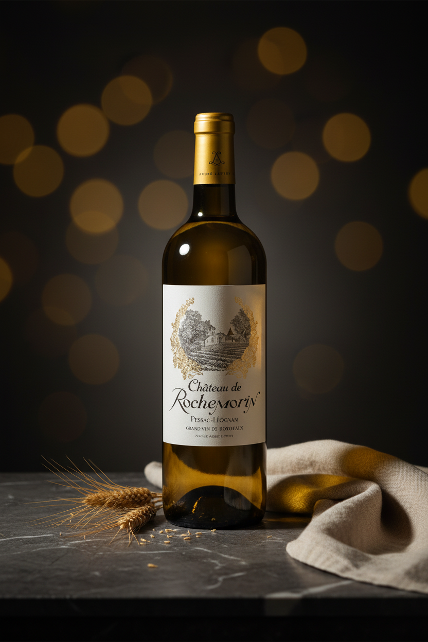 Vino Blanco Chateau De Rochemorin Pessac-Leognan AOC Lurton Burdeos Francia 750ml