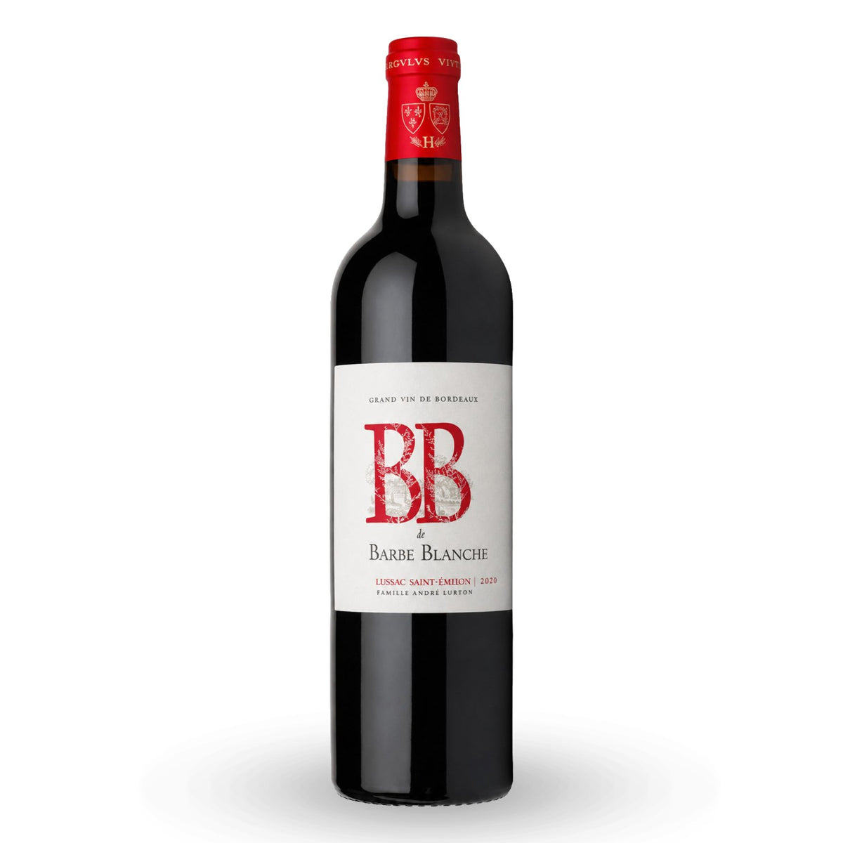 Vino Tinto BB de Barbe Blance Lussac Saint Emilion AOC Lurton Burdeos Francia 750ml
