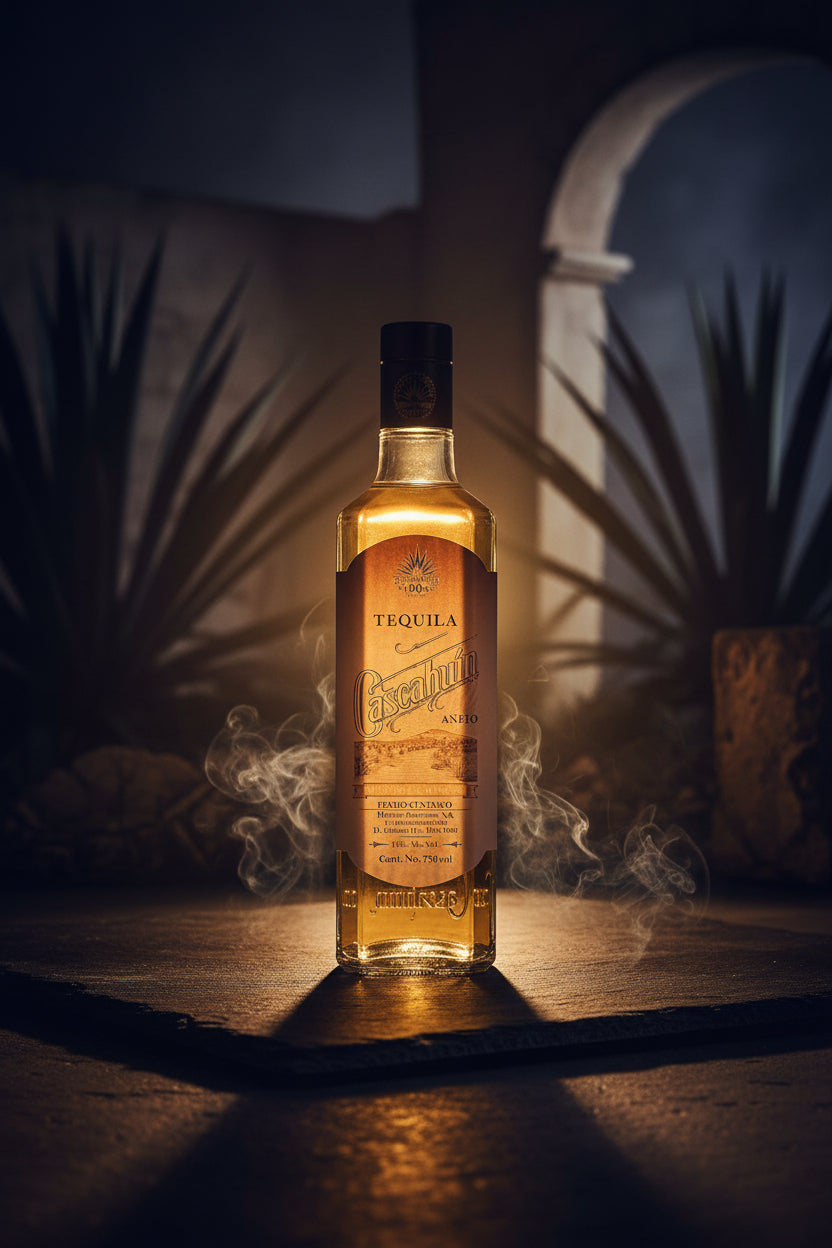 Tequila Cascahuín Añejo 100% Agave Jalisco México 750ml