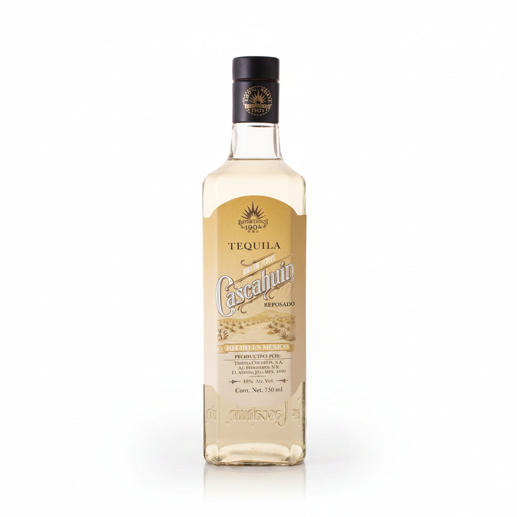 Tequila Cascahuín Reposado 100% Agave Jalisco México 750ml